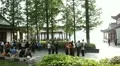 Chinese Crowd Couple People Dancing China Street Dance Daily Exercise Nanjing HD Footage