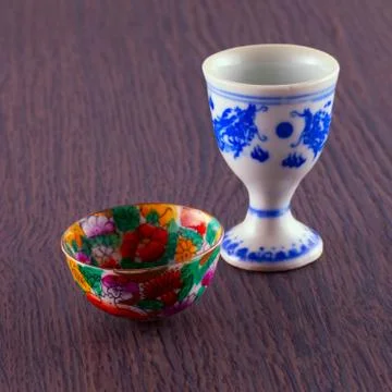 Chinese cups Stock Photos