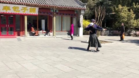 Chinese Dancers Stock Footage 137738841