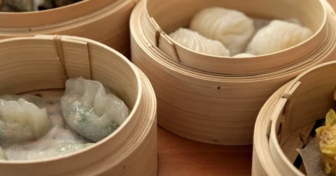 Chinese dim sum Stock Footage 79244654
