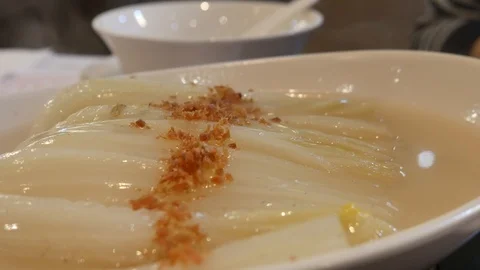 Chinese dish of vegetable Video stock 102418268