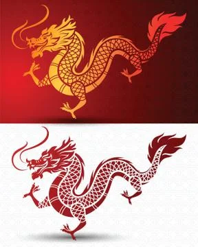 Chinese dragon 2 Stock Illustration