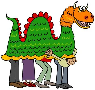 Chinese dragon Stock Illustration