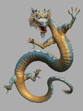 Chinese dragon Stock Illustration
