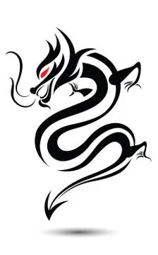 Chinese Dragon Illustrazione stock