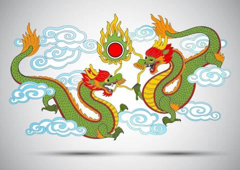 Chinese Dragon Stock Illustration