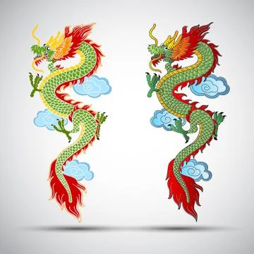 Chinese Dragon Stock Illustration