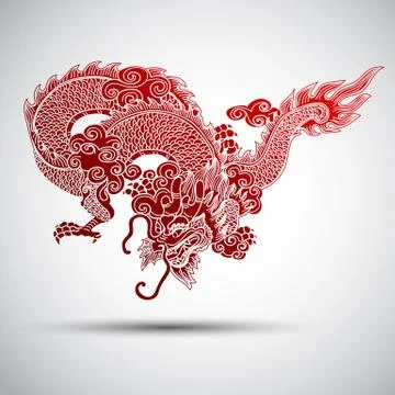 Chinese Dragon Stock Illustration