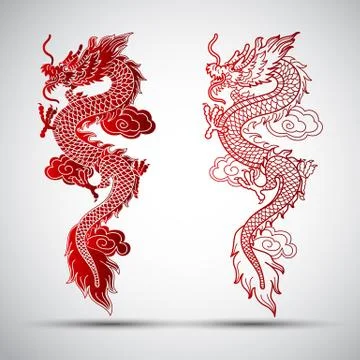 Chinese Dragon Stock Illustration