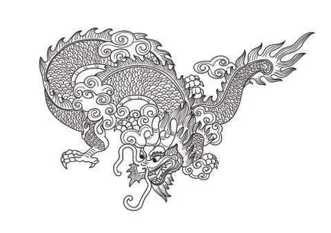 Chinese Dragon Stock Illustration