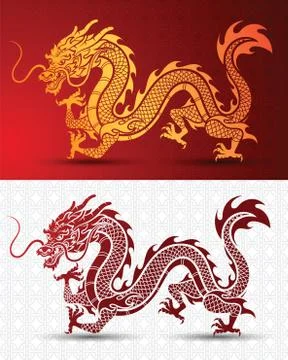 Chinese Dragon Stock Illustration