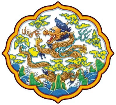 Chinese dragon Stock Illustration
