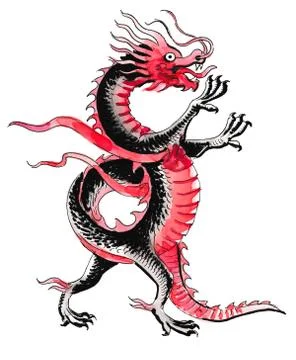 Chinese dragon Stock Illustration