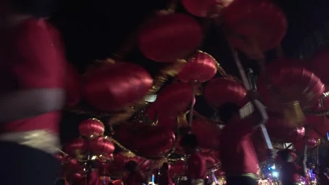 Chinese dragon performing. Lunar new year celebration. Stock Footage 250511497