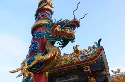 Chinese dragon Foto stock
