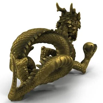 Chinese Dragon Statue ~ 3D Model #91476112 | Pond5