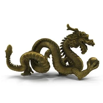 Chinese Dragon Statue ~ 3D Model #91476112 | Pond5