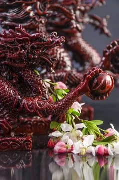 Chinese dragons Stock Photos