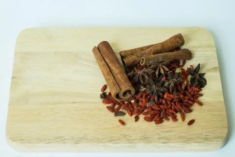 Chinese Dried Herbs Stock Photos