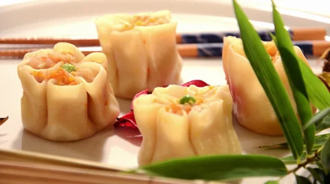 Chinese dumplings 스톡 동영상 32324175