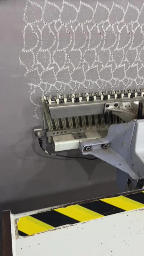 Chinese embroidery machine Stock Footage 248195300