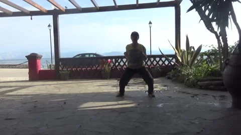 Chinese Exercises for Relaxation and Longevity Stock Footage 308367532
