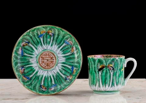 Chinese Export Porcelain. Stock Photos