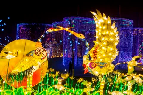 Chinese festive lantern Stock Photos