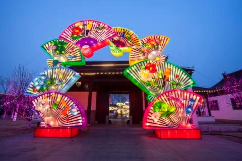 Chinese festive lantern Stock Photos