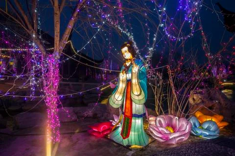 Chinese festive lantern Stock Photos