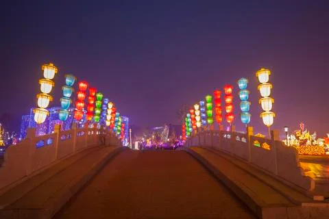 Chinese festive lantern Stock Photos