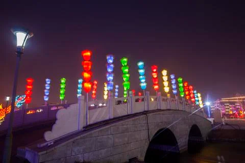 Chinese festive lantern Stock Photos