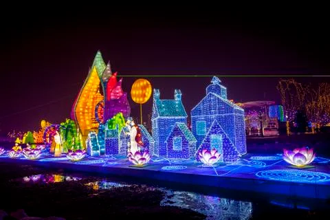 Chinese festive lantern Stock Photos