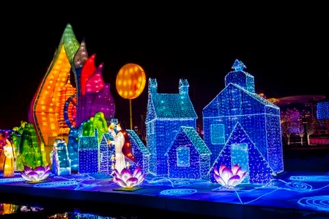 Chinese festive lantern Stock Photos