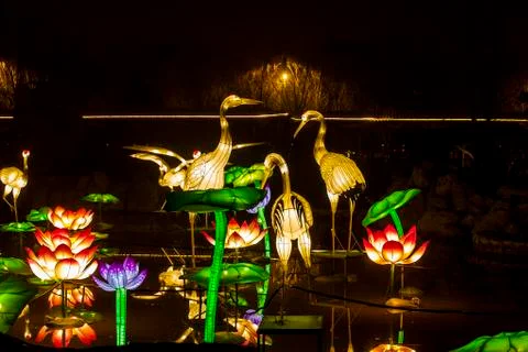 Chinese festive lantern Stock Photos