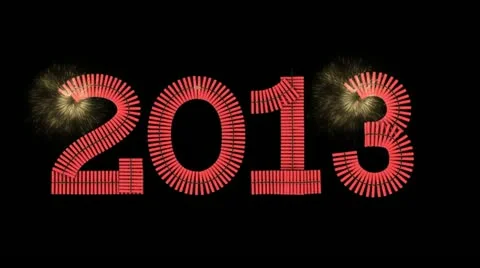 Chinese Fire Crackers 2013 Stock Footage 12744039