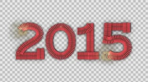 Chinese Fire Crackers - 2015 Stock Footage 58359849