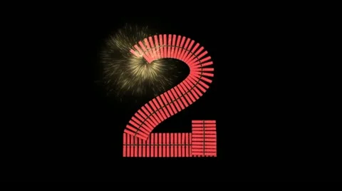 Chinese Fire Crackers Two Stock Footage 12692506