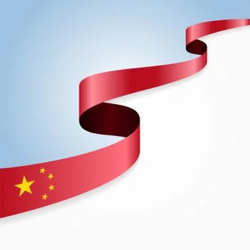 Chinese flag background. Vector illustration Stock Illustration