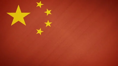 Chinese flag Stock Footage 39413200