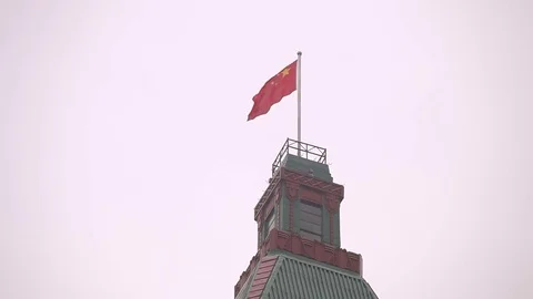 Chinese Flag Stock Footage 78030129