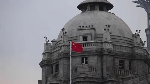 Chinese flag Stock Footage 78056397