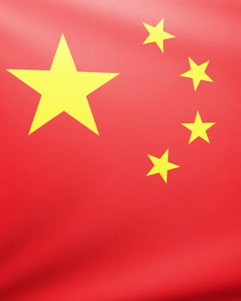 Chinese flag texture Video stock 302740279