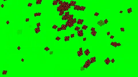 Chinese Flying Isolated Green Screen Stock Video Vídeos de archivo 337397172
