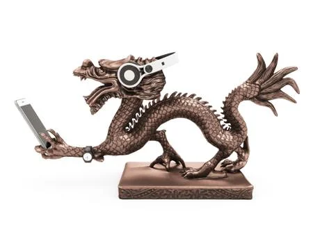 Chinese gadgets 3d render Stock Illustration