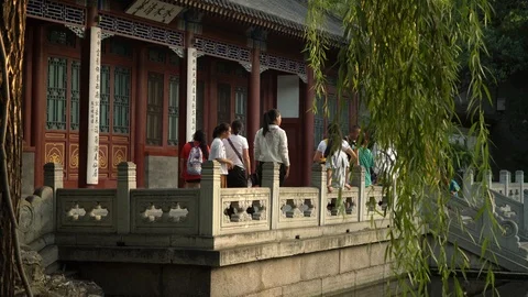 Chinese garden Stock Footage 93166433