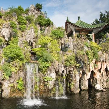 Chinese garden Stock Photos