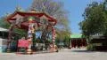 Chinese gazebo and buddhist temple on Pratumnak Hill in Pattaya, Thailand HD Footage