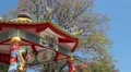 Chinese gazebo on Pratumnak Hill, Pattaya, Thailand HD Footage