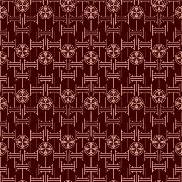 Chinese geometric background seamless pattern vector. Stock Illustration